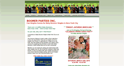 Desktop Screenshot of boomerparties.com